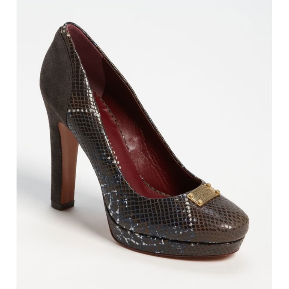 Marc By Marc Jacobs Logo Platform Python Pump,9/39 - image 1